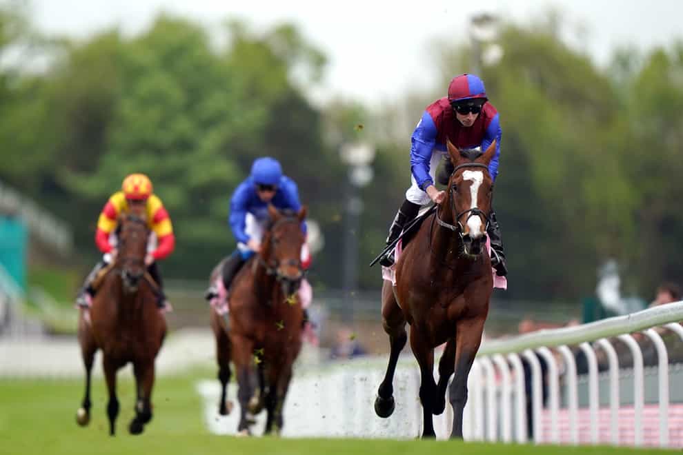 Savvy Victory (left) has plenty to find with Changingoftheguard on his Chester run (Tim Goode/PA)