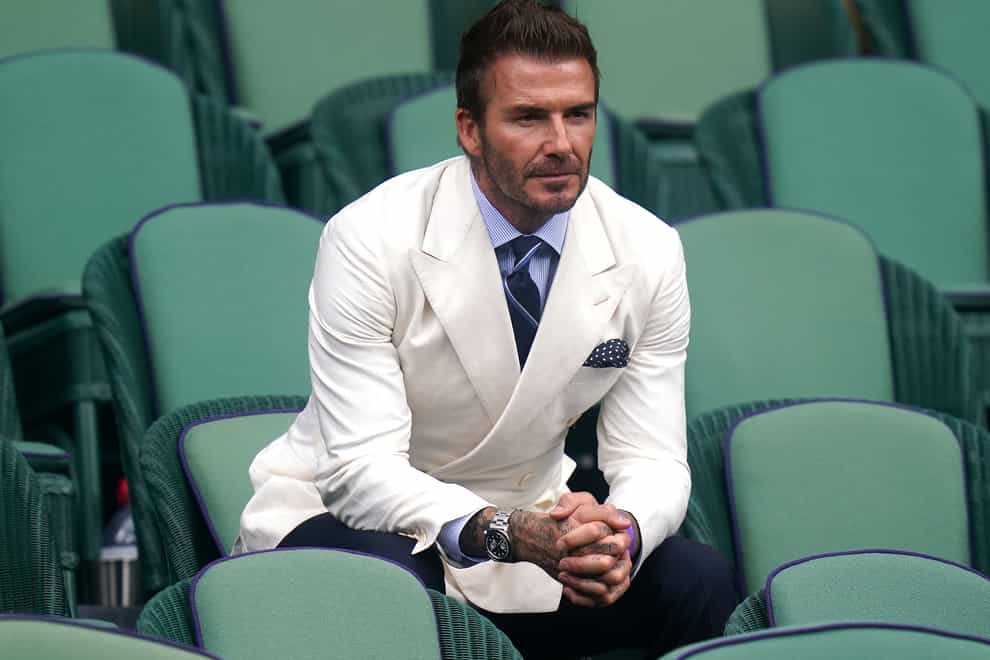 David Beckham believes a winter World Cup could fall in England’s favour as he praises the current national team for being “more than just footballers” (Adam Davy/PA)