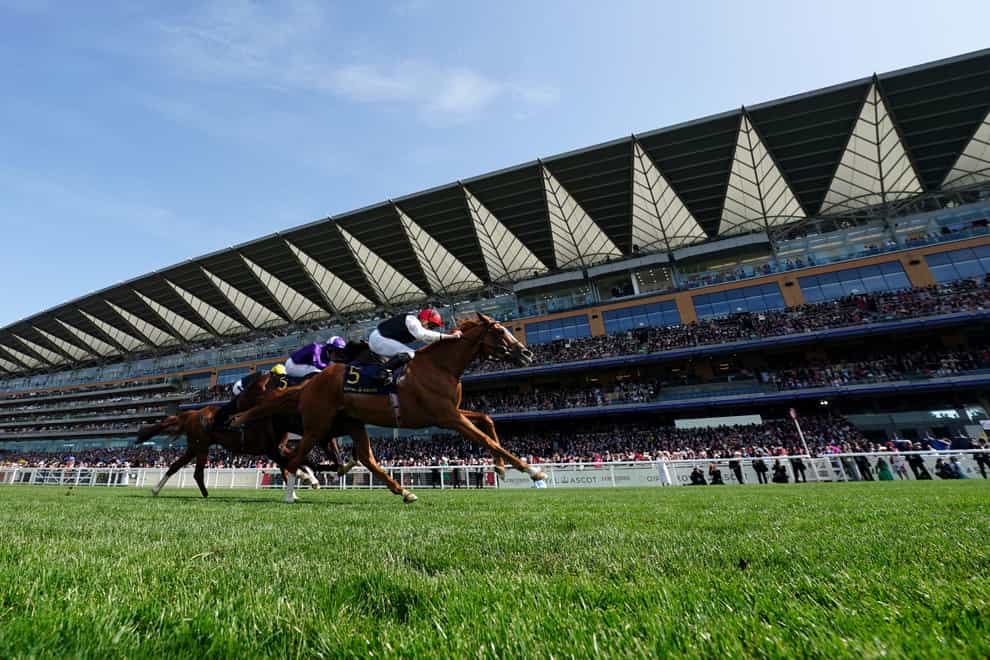 Kyprios and Ryan Moore coming home to win the Gold Cup during day three of Royal Ascot at Ascot Racecourse. Picture date: Thursday June 16, 2022.