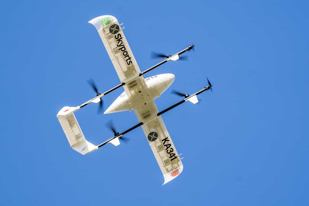 A trial scheme could see drones used to deliver school lunches to youngsters in some of Scotland’s more remote communities. (Jane Barlow/PA)