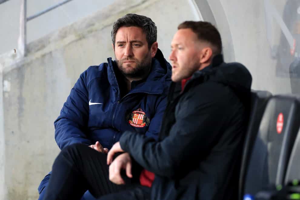Lee Johnson (left) and Aiden McGeady (Mike Egerton/PA)
