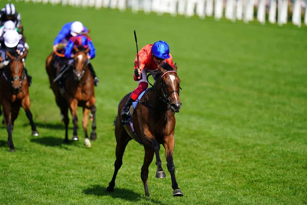 Inspiral and Frankie Dettori winning the Coronation Stakes at Royal Ascot (Adam Davy/PA)