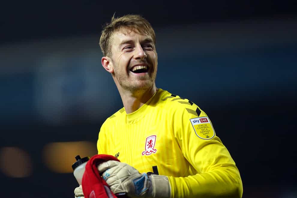 Joe Lumley has joined Reading from divisional rivals Middlesbrough (Mike Egerton/PA)