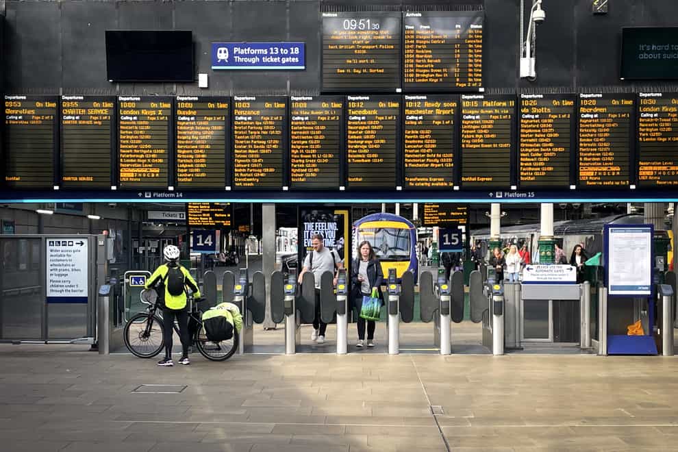 ScotRail has warned rail passengers to expect serious disruption amid strike action next week (Jane Barlow/PA)