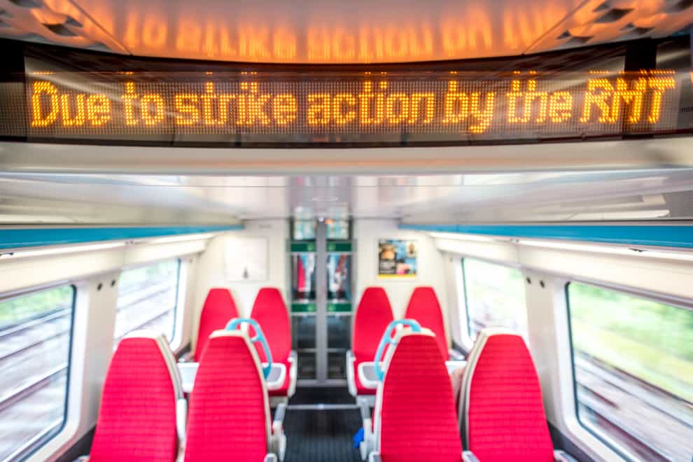 Tube and rail strikes will impact many commuters (Alamy/PA)