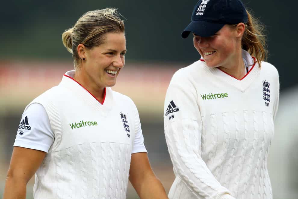 England will be without Katherine Brunt, left and Anya Shrubsole against South Africa next week (Gareth Fuller/PA)