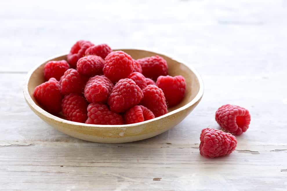 British raspberries (British Berry Growers/PA)