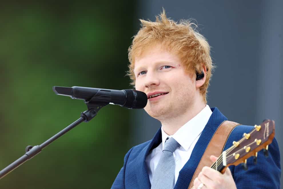 Ed Sheeran and his co-songwriters have been awarded over £900,000 in legal costs after winning their High Court copyright trial (PA)