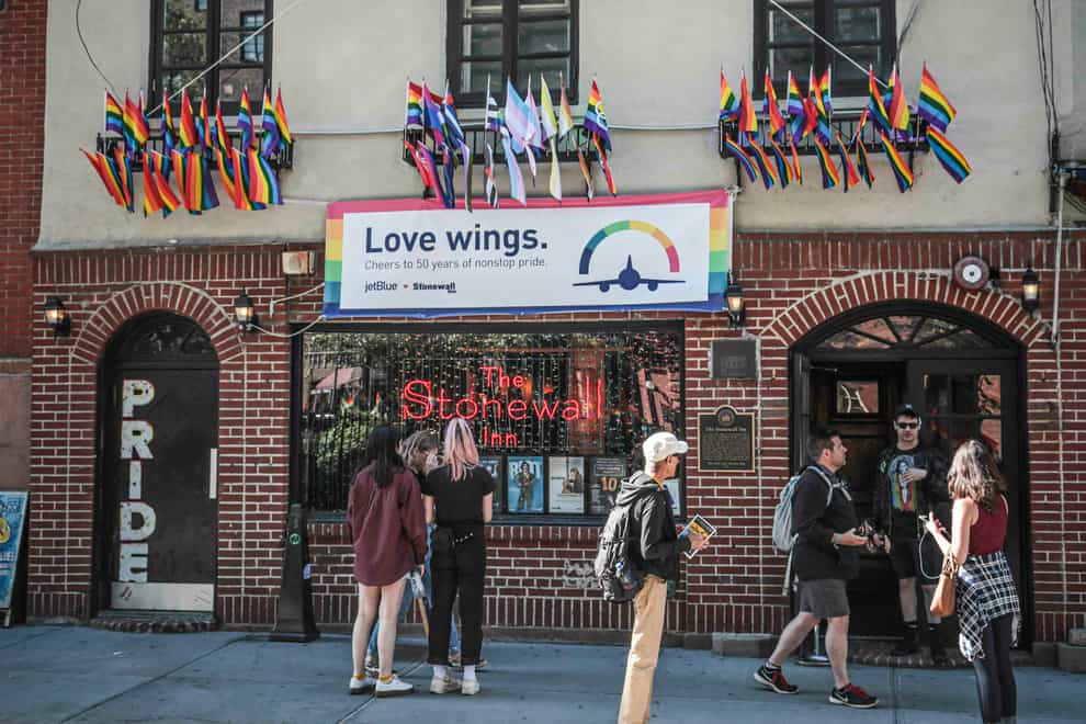 The Stonewall Inn bar in New York (Bebeto Matthews/AP)