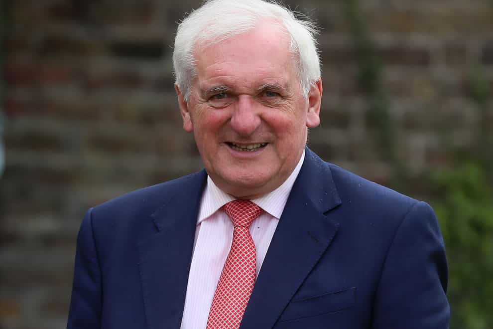 Former taoiseach Bertie Ahern (Brian Lawless/PA)