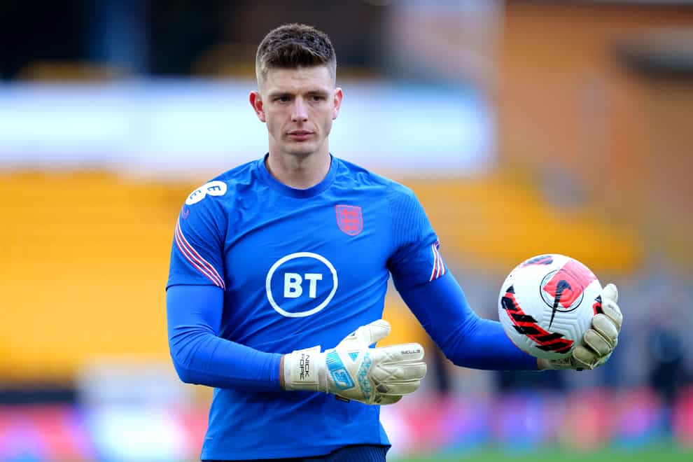 Burnley’s England keeper Nick Pope is a target for Newcastle (Nick Potts/PA)