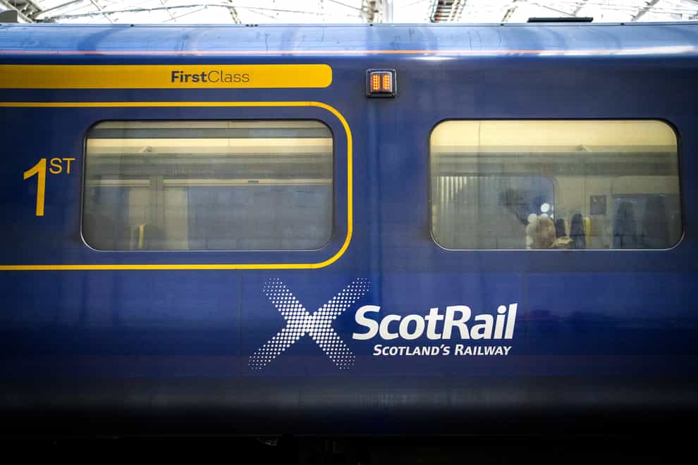 Major disruption across Scotland’s rail network to continue into Wednesday ScotRail warns (Jane Barlow/PA)