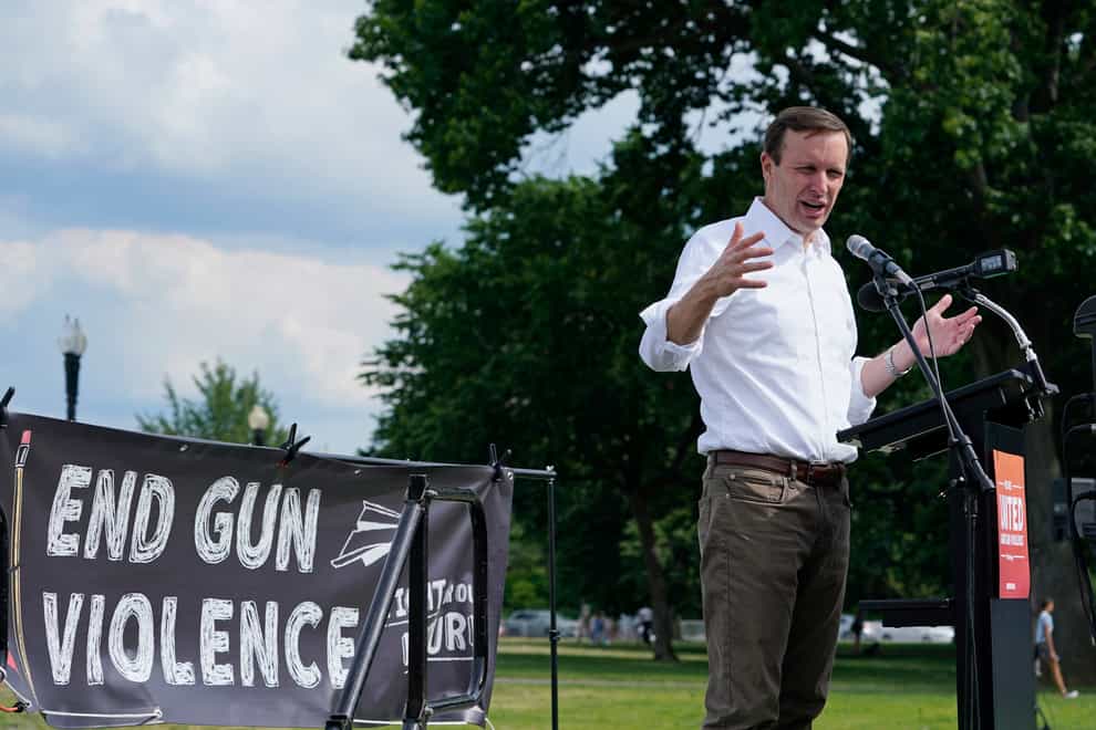Senate bargainers, including Democrat Chris Murphy, have reached agreement on a bipartisan gun violence bill (Susan Walsh/AP)