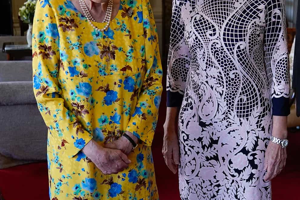 The Queen receiving the Governor of New South Wales Margaret Beazley (Andrew Matthews/PA)