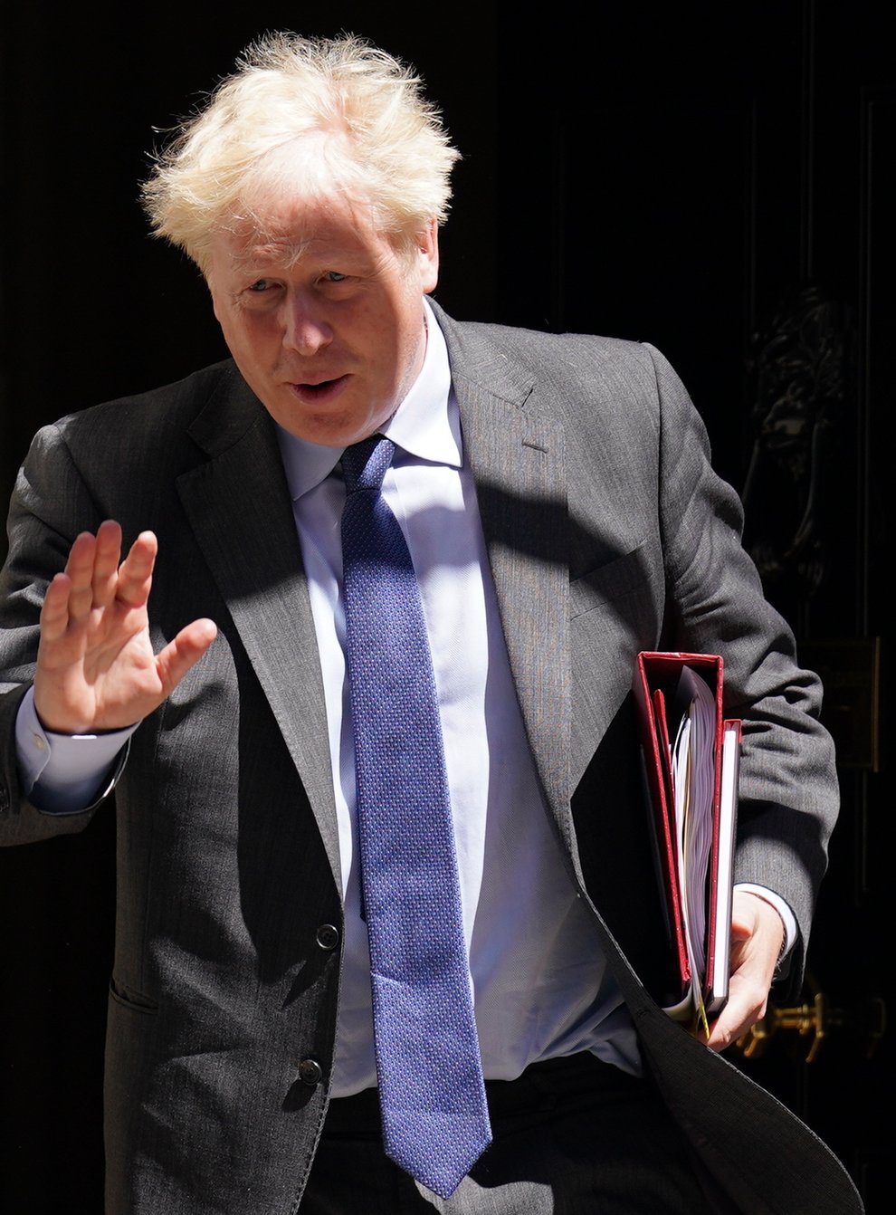 Prime Minister Boris Johnson departs 10 Downing Street (Stefan Rousseau/PA)