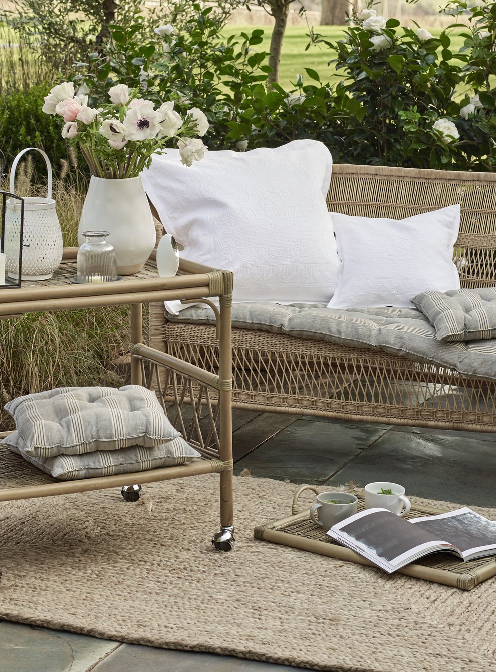 How to work the rattan trend (The White Company/PA)