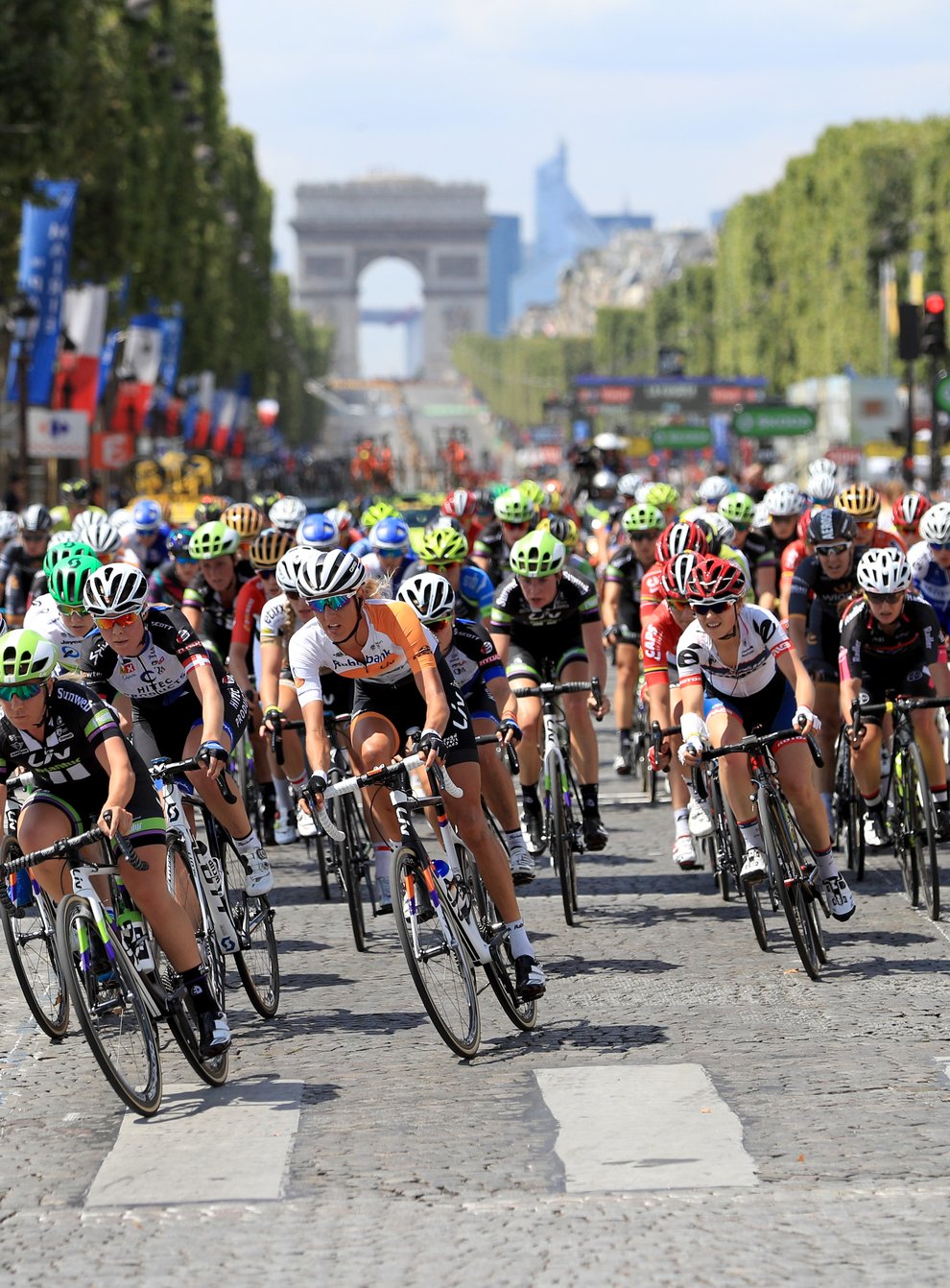 The first Tour de France Femmes will start on the Champs-Elysees on July 24 (John Walton/PA)