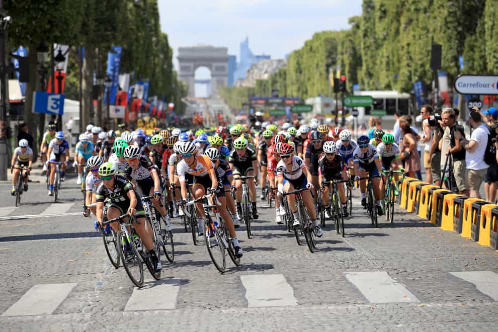 The first Tour de France Femmes will start on the Champs-Elysees on July 24 (John Walton/PA)