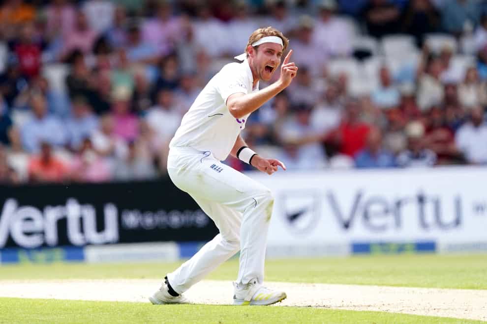 Stuart Broad starred for England on the first morning (Mike Egerton/PA)