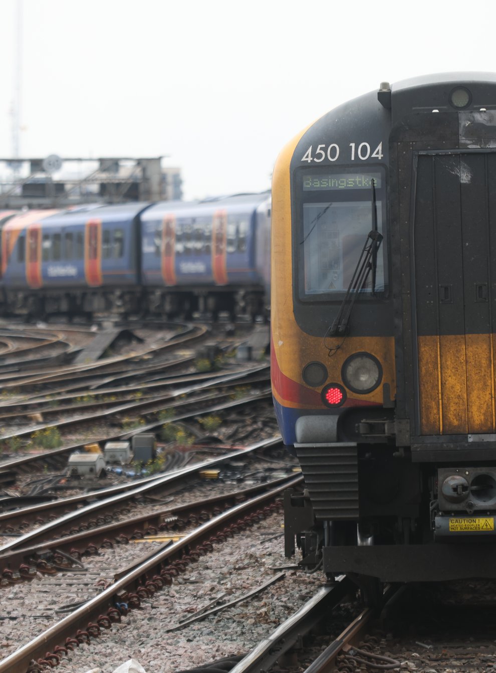 Train services will continue to be disrupted on Friday due to the knock-on effects of the second day of this week’s rail strikes (James Manning/PA)