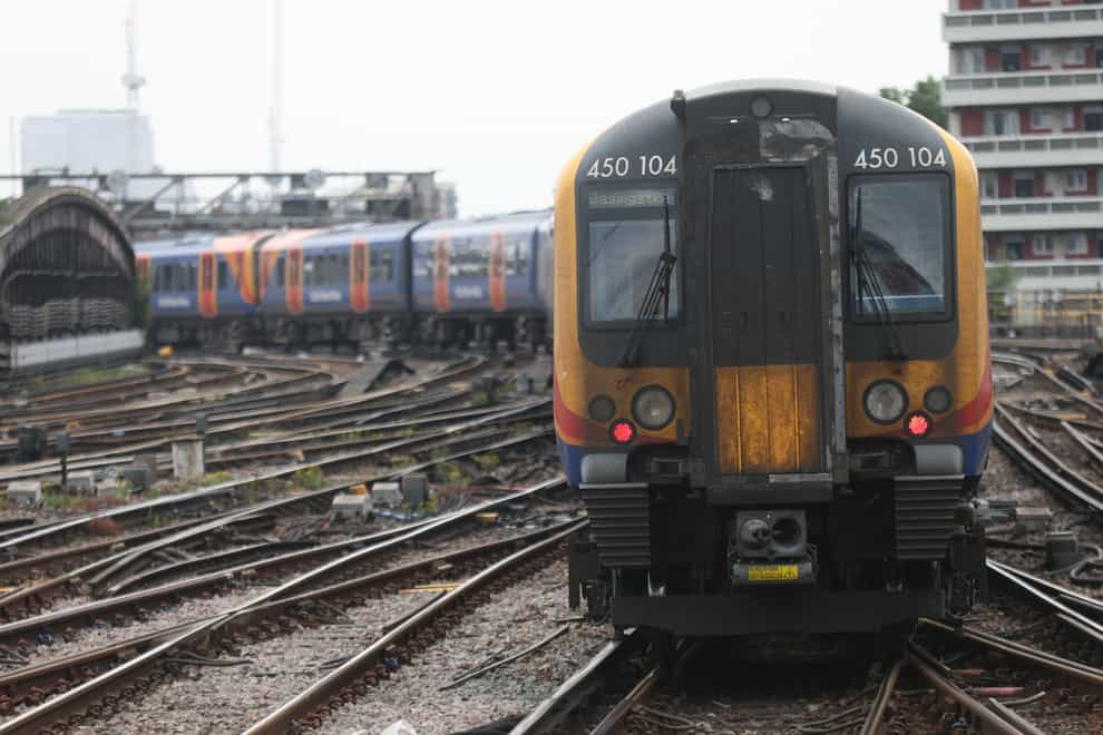 Train services will continue to be disrupted on Friday due to the knock-on effects of the second day of this week’s rail strikes (James Manning/PA)