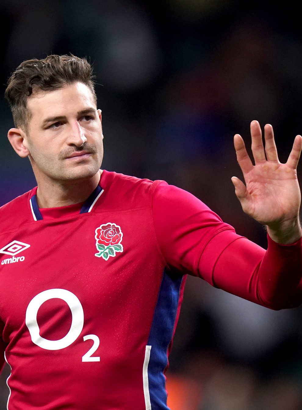Jonny May must spend seven days in self-isolation in Perth after testing positive for Covid (Adam Davy/PA
