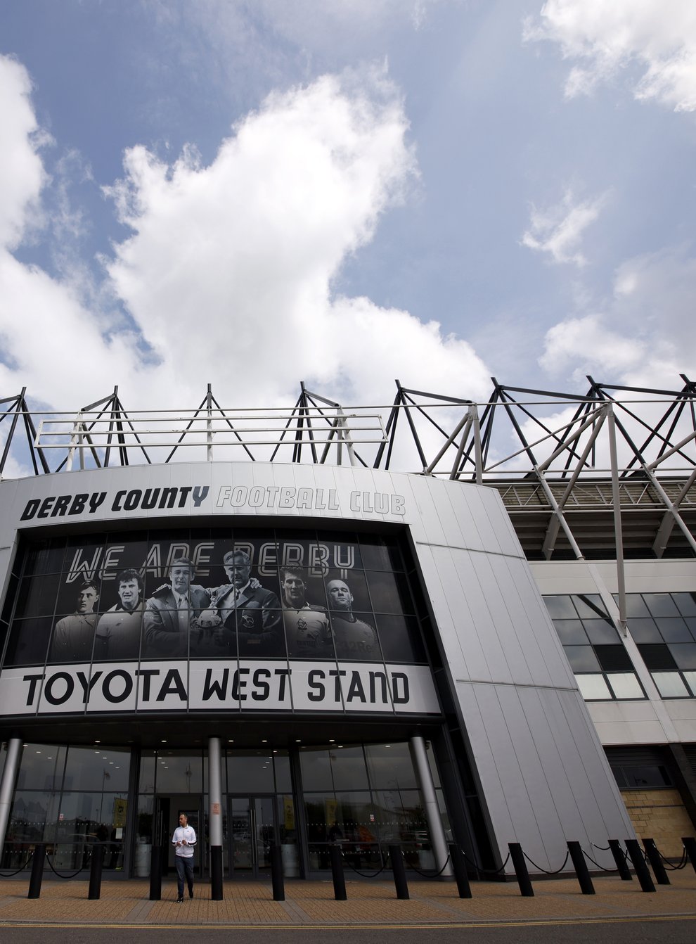 Derby’s administrators have sold the club’s Pride Park stadium to a local property developer (Richard Sellers/PA)