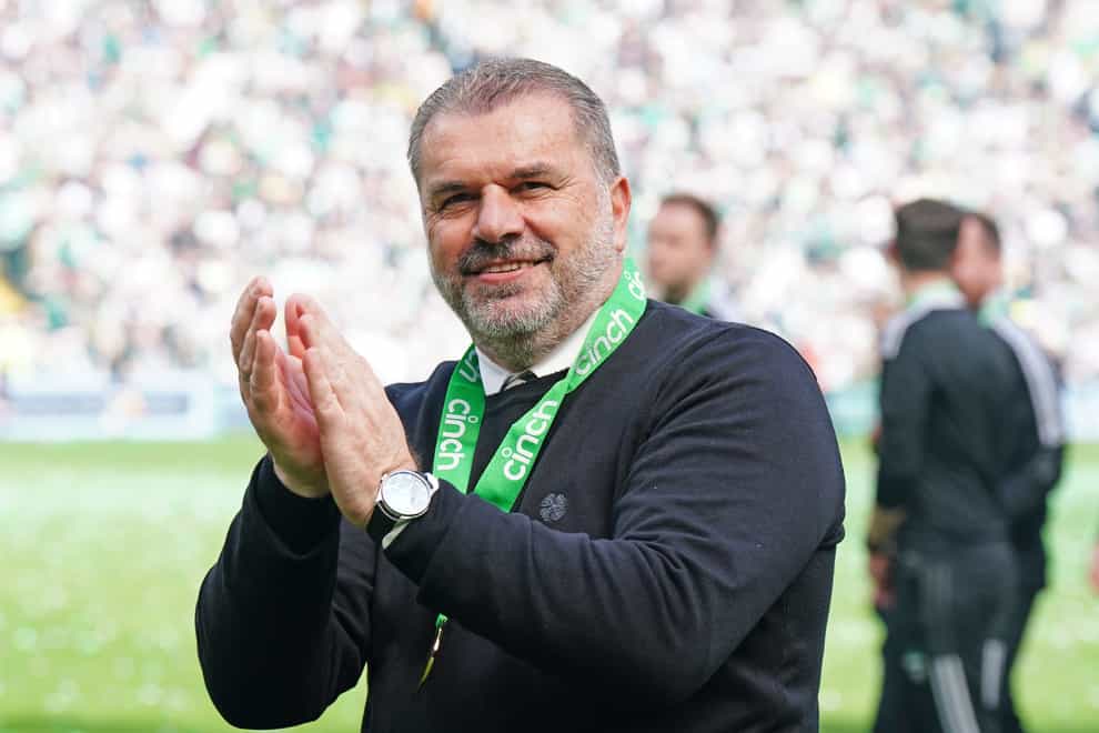Ange Postecoglou will lead Celtic into the Champions League (PA)