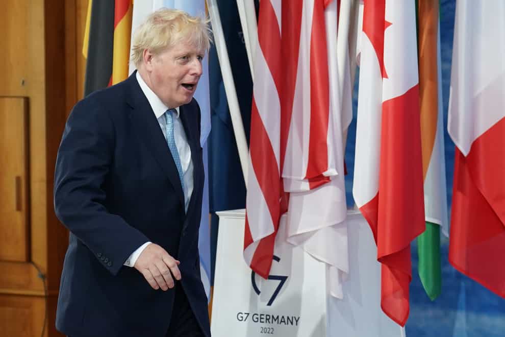 Prime Minister Boris Johnson is currently attending the G7 summit in Germany (Stefan Rousseau/PA)