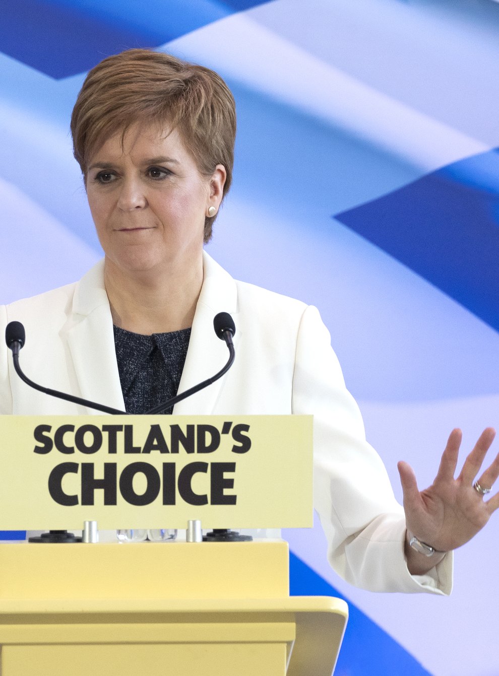 First Minister Nicola Sturgeon has outlined plans for a second independence referendum (Jane Barlow/PA)