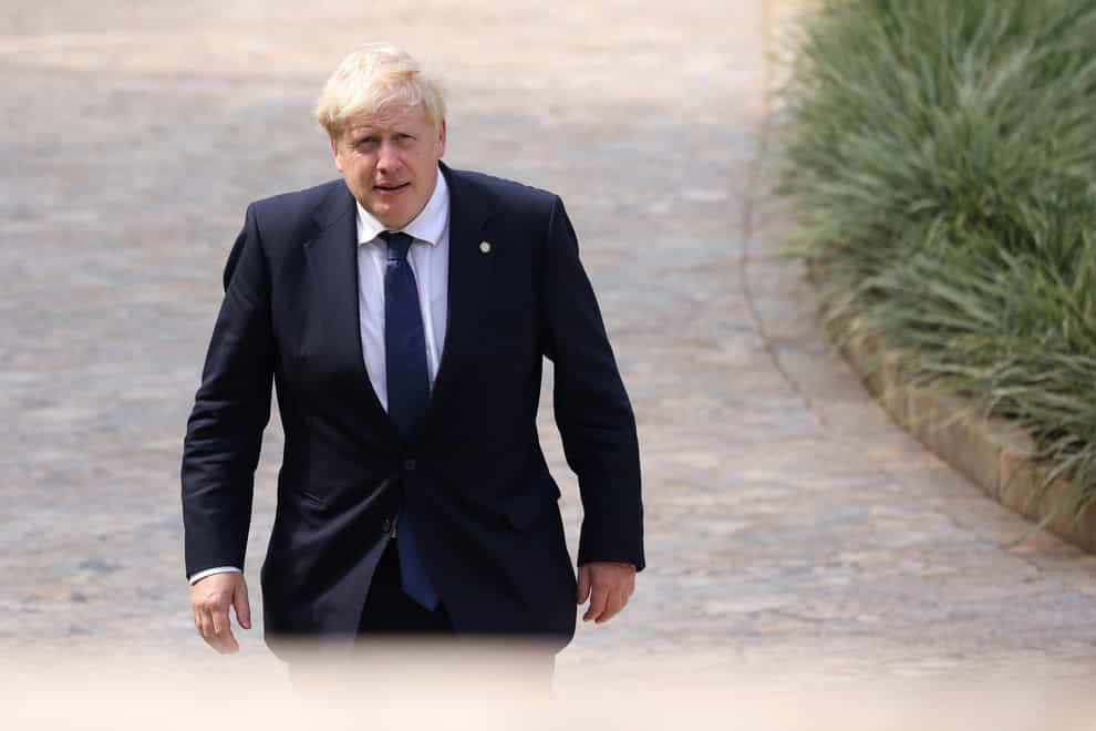 Boris Johnson insisted leadership matters had been dealt with (Dan Kitwood/PA)