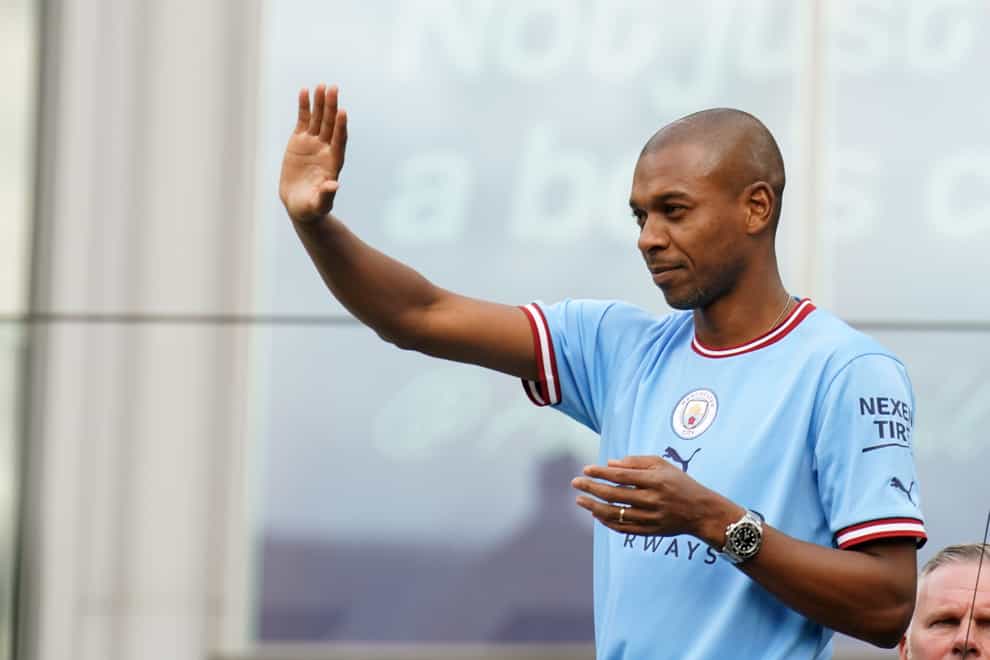 Fernandinho said goodbye to Manchester City last month after nine years at the club (Tim Goode/PA)