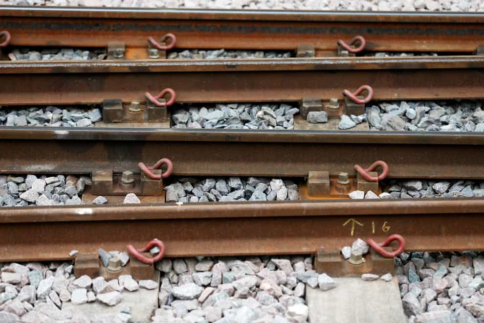 Rail tracks (Lynne Cameron/PA)