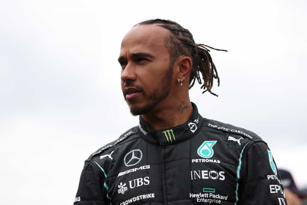 Lewis Hamilton took to Twitter to respond to a reported racist slur from Nelson Piquet (Bradley Collyer/PA)