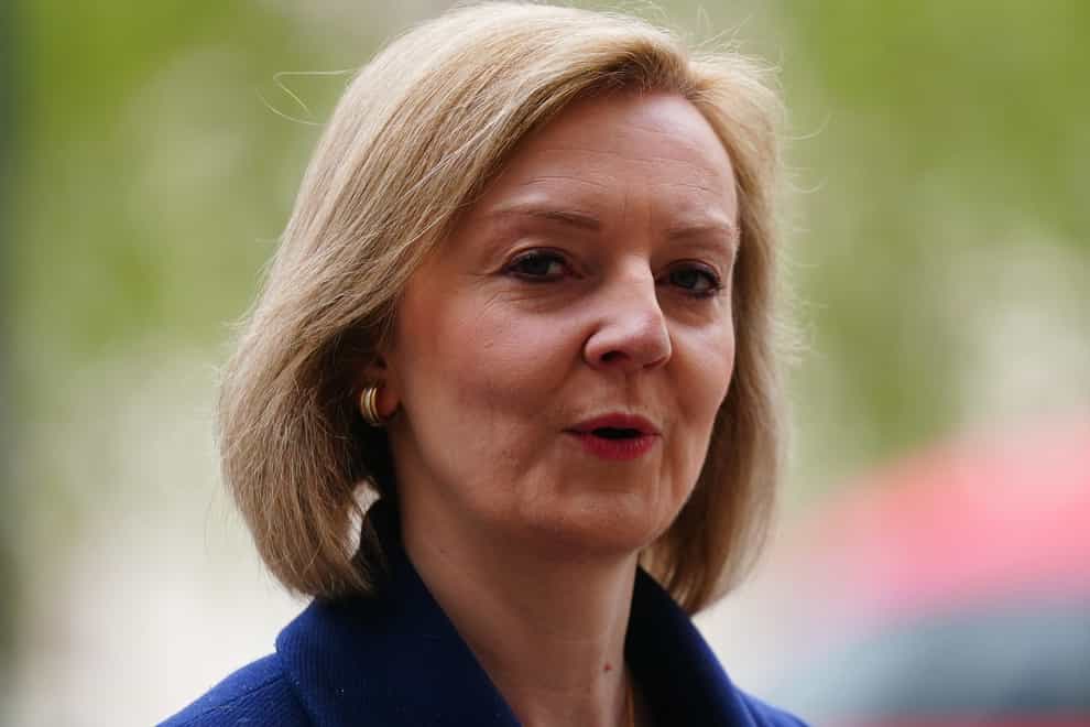 Foreign Secretary Liz Truss indicated that her department officials will play a minimal role in the controversial Rwanda asylum scheme (Victoria Jones/PA)
