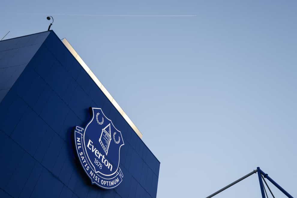 An online petition against Everton’s new gambling sponsorship deal has received more than 20,000 signatures (Richard Sellers/PA)