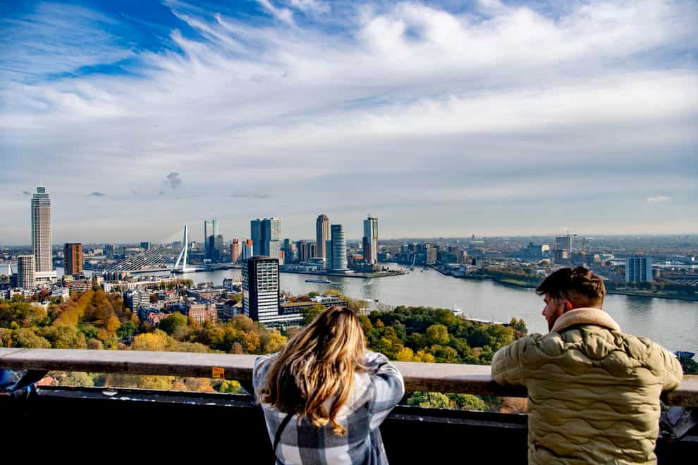 Visitors can check out Rotterdam from the rooftops (Robin Utrecht/PA)