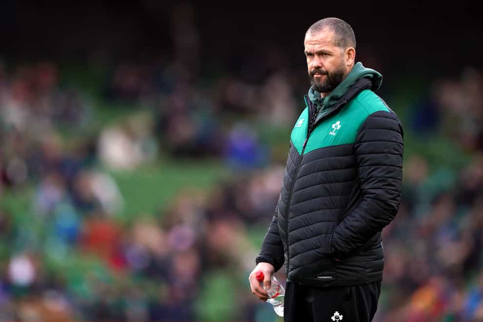 Ireland head coach Andy Farrell was left with plenty to ponder (Brian Lawless/PA)