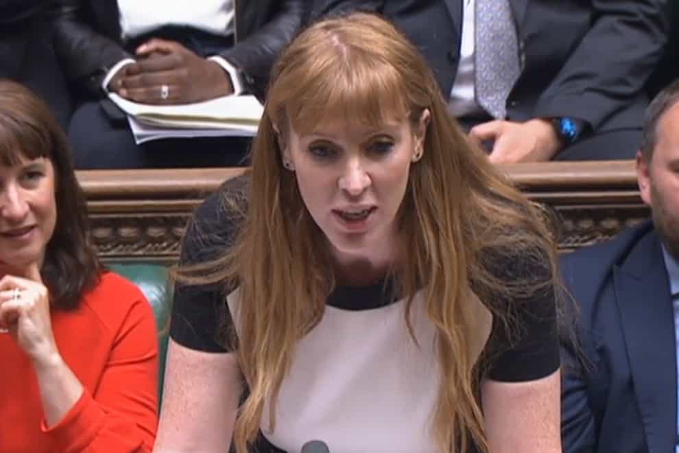 Deputy Labour Leader Angela Rayner (House of Commons/PA)