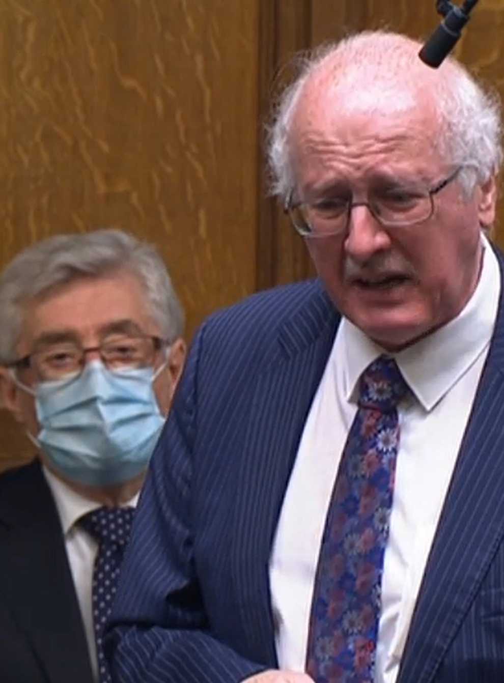 Jim Shannon called for legal aid for victims (House of Commons/PA)