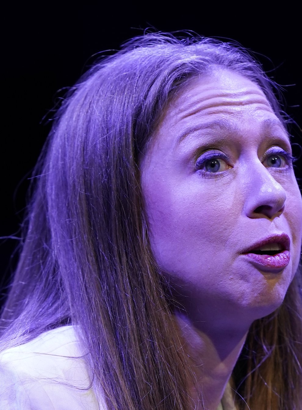 Chelsea Clinton in conversation at the Lyric Theatre in Belfast (Niall Carson/PA)