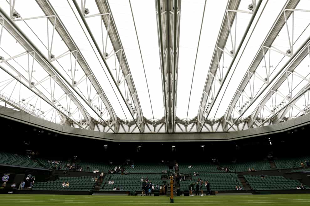 A general view of Centre Court (Steven Patson/PA)