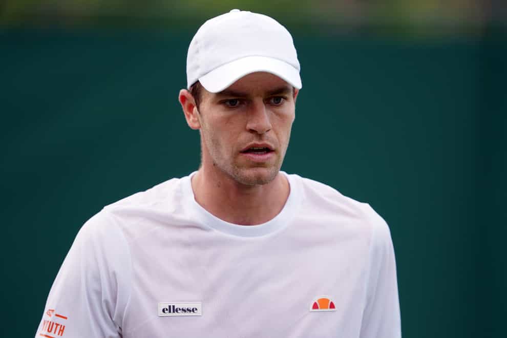 Alastair Gray lost to Taylor Fritz (Zac Goodwin/PA)