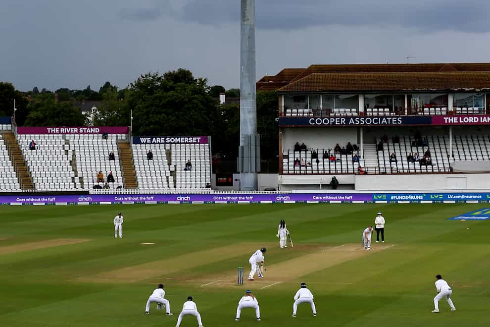 England’s hopes of securing a first home women’s Test victory since 2005 were dashed by the rain (Nigel French/PA)