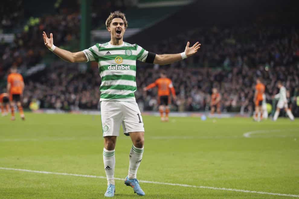 Jota has made a permanent move to Celtic (Steve Welsh/PA)