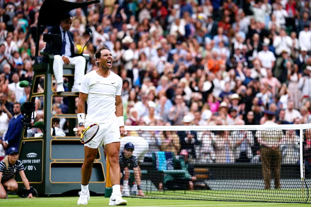 Rafael Nadal will be in third round action at Wimbledon on Saturday (Aaron Chown/PA)