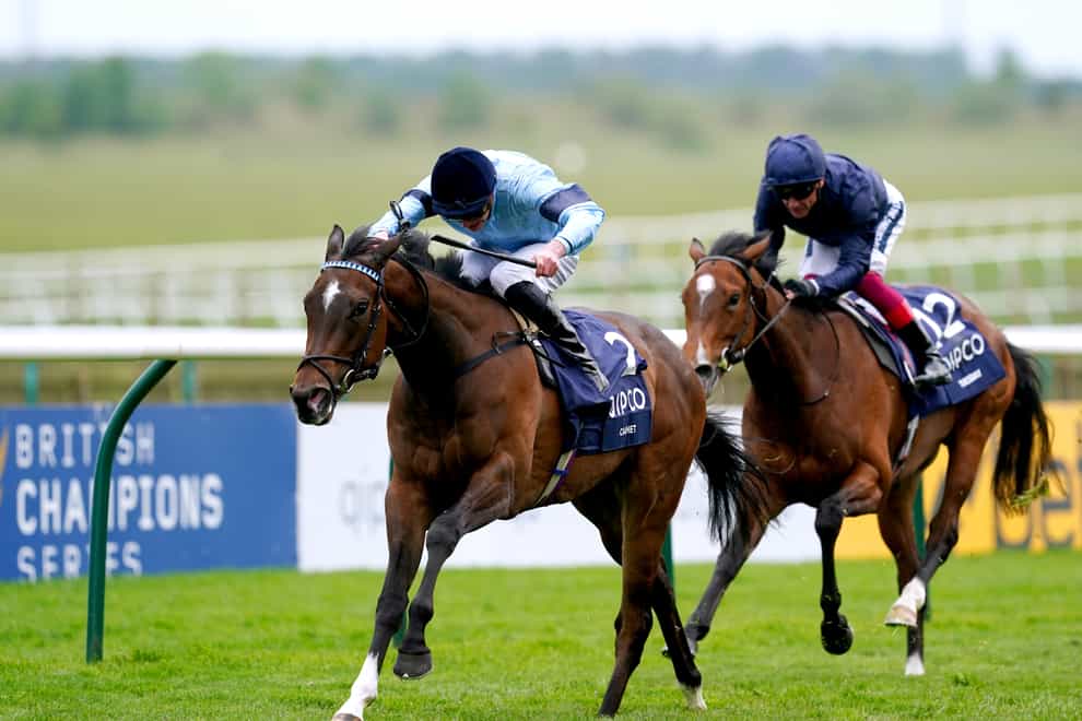 Cachet could return to the Rowley Mile in October (David Davies/PA)