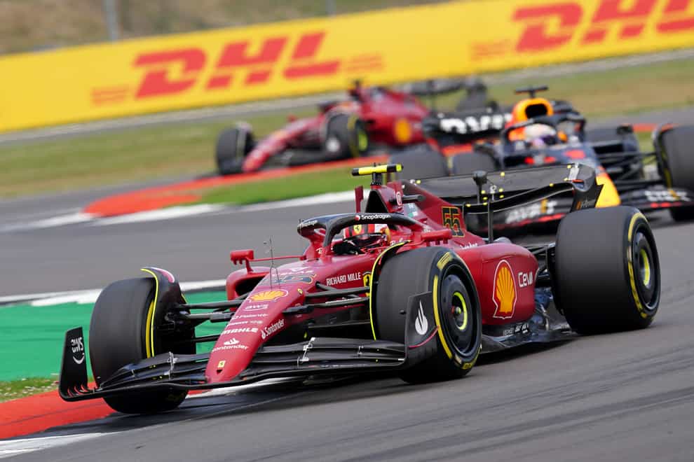 Ferrari’s Carlos Sainz won the British Grand Prix (David Davies/PA)