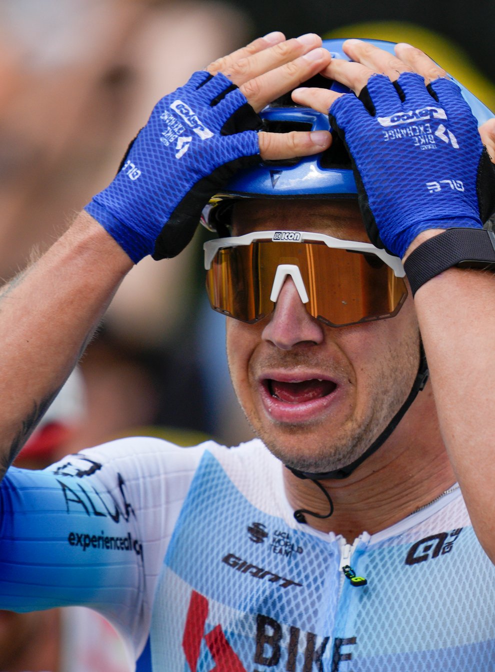 Dylan Groenewegen took victory on stage three of the Tour de France (Daniel Cole/AP)