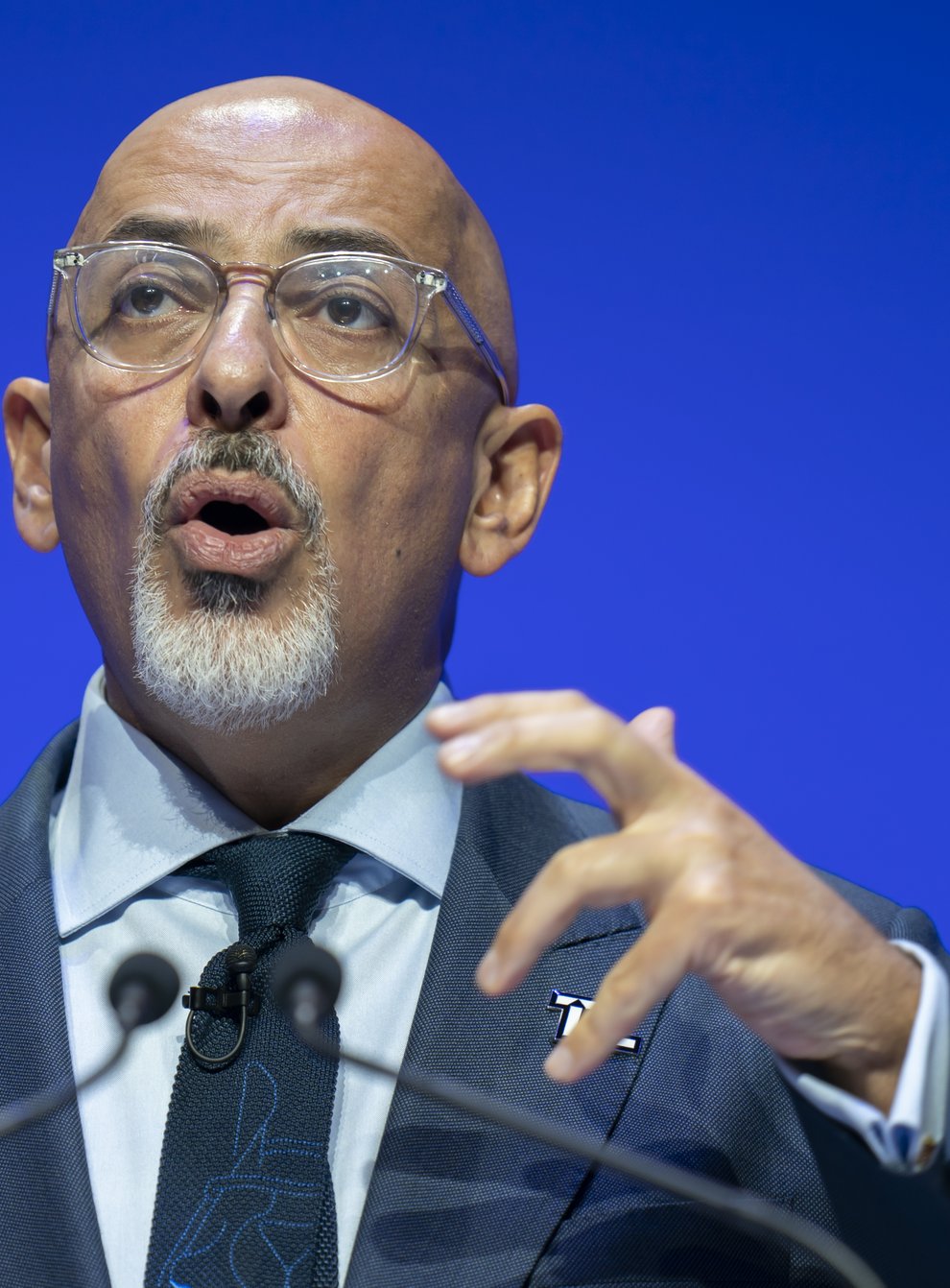 Secretary of State for Education Nadhim Zahawi addresses the Local Government Association Annual Conference, at Harrogate Convention Centre, North Yorkshire (Danny Lawson/PA)